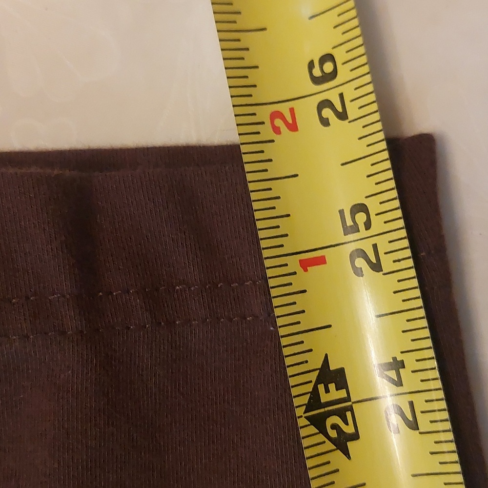 Terra & Sky Brown Pull On Leggings Plus Sz 2X 20W-22W - Picture 8 of 13